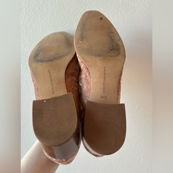 Rebecca Minkoff Edie Velvet Tassel Loafer Pump - Picture 5 of 5